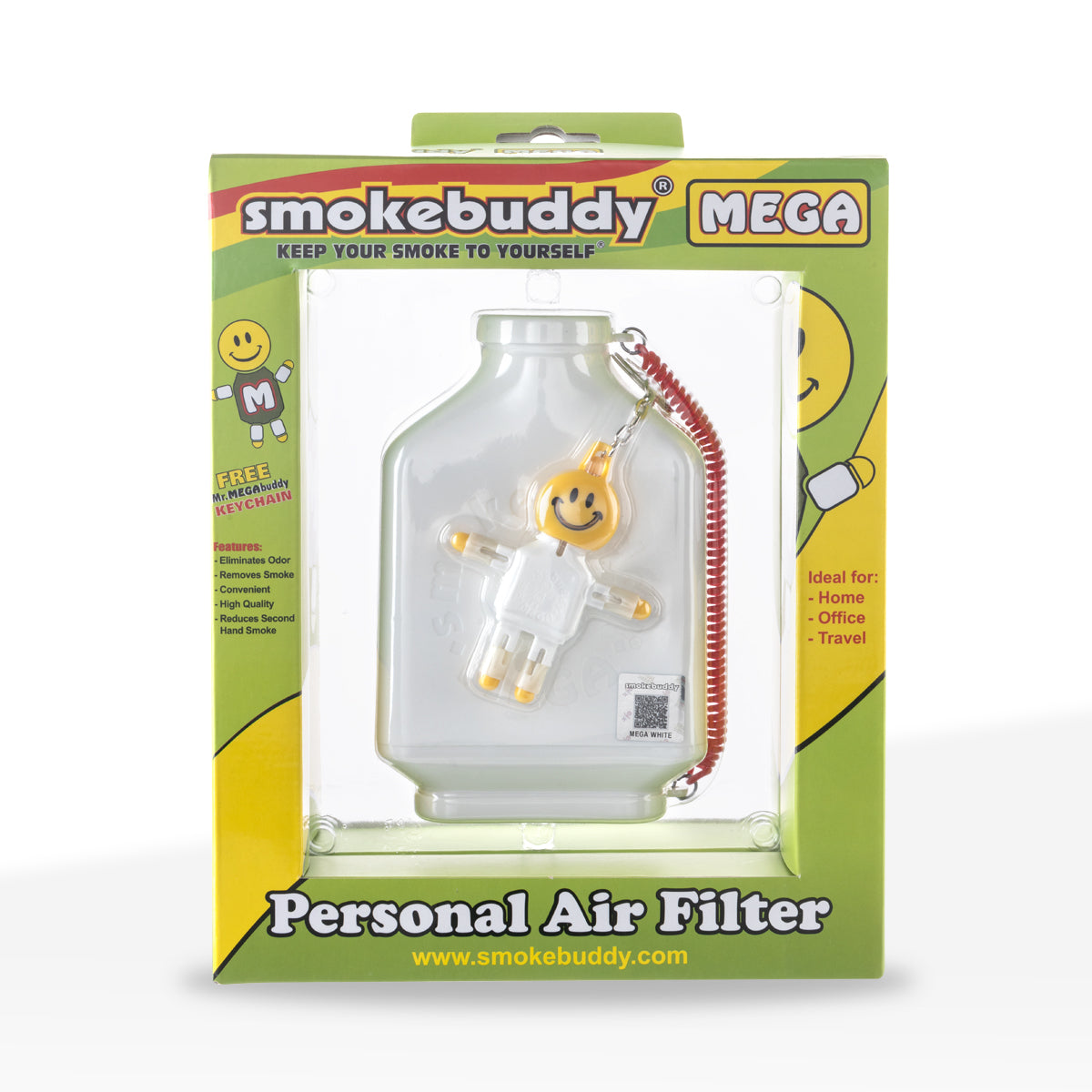 Smoke Buddy | Mega - White Biohazard Inc