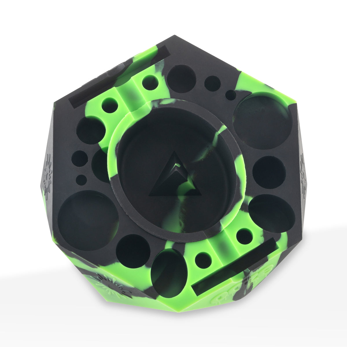 OOZE® | Silicone Banger Ashtray | Black & Green