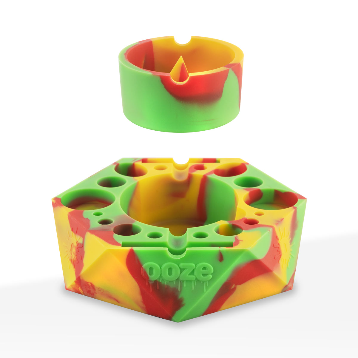 OOZE® | Silicone Banger Ashtray | Rasta