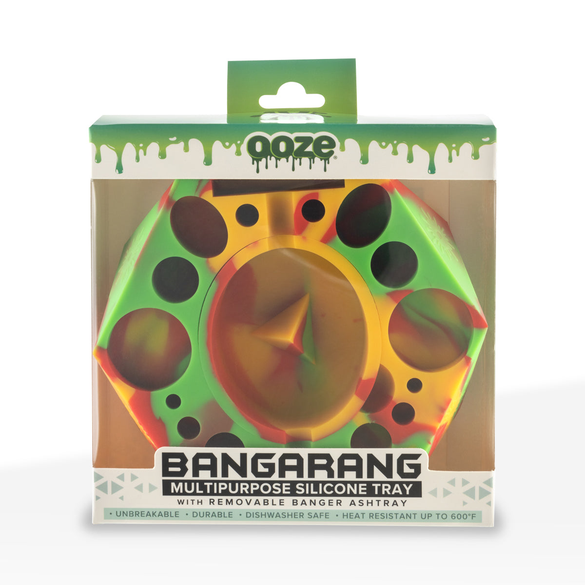 OOZE® | Silicone Banger Ashtray | Rasta