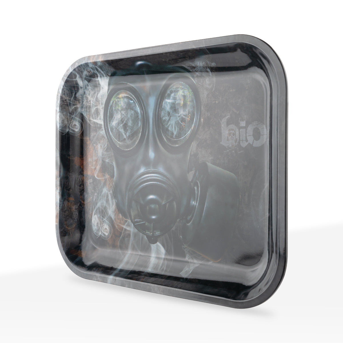 BIO Rolling Tray | Gas Mask | Large - Metal