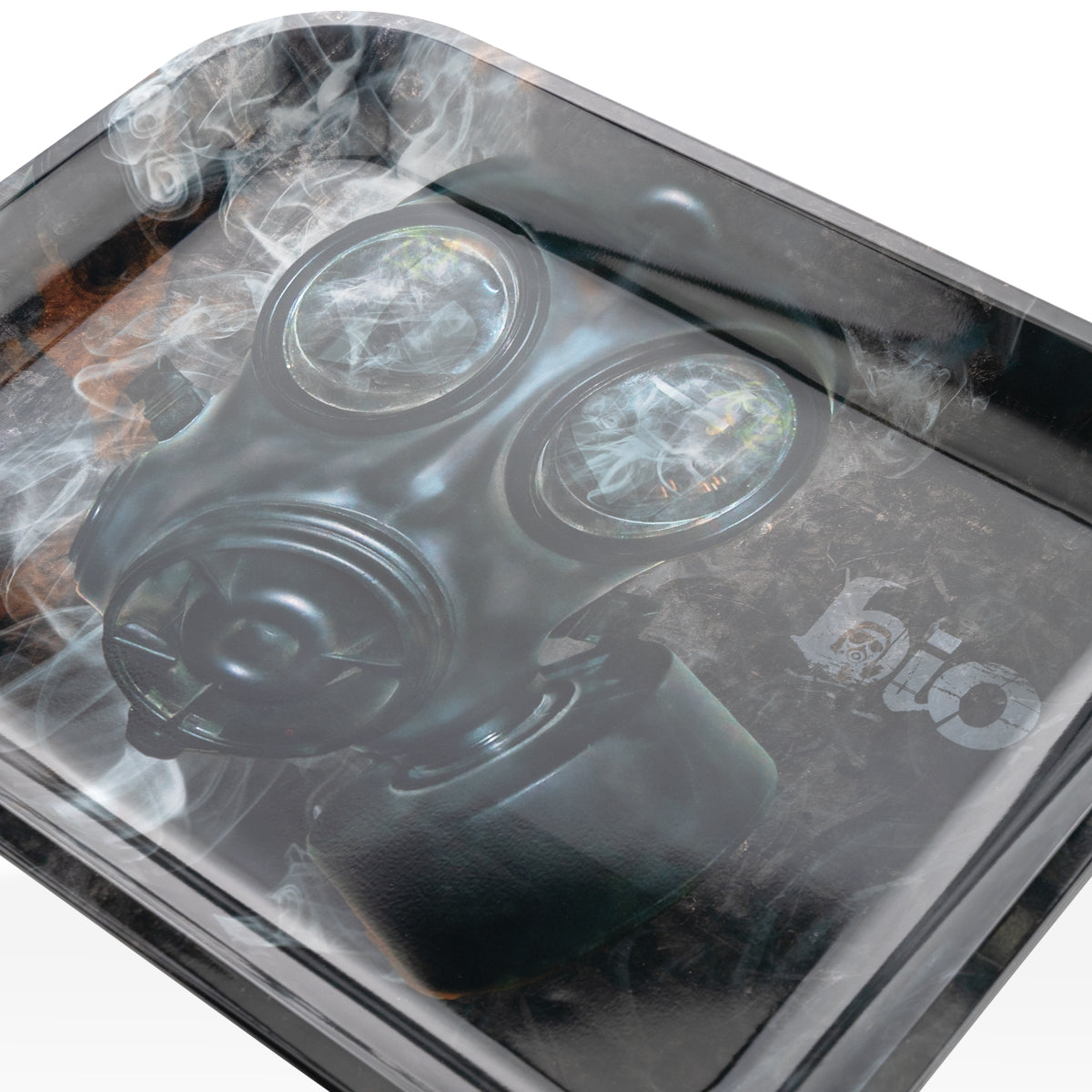 BIO Rolling Tray | Gas Mask | Large - Metal