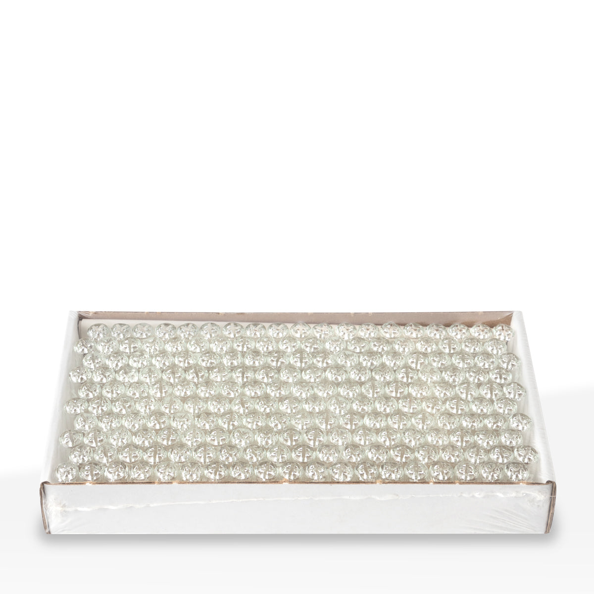 BIO Glass | 'Stiletto' Cross Top Non-Printed Glass Filter Tips | Bulk Pack - Various Sizes - 10mm - Biohazard Inc