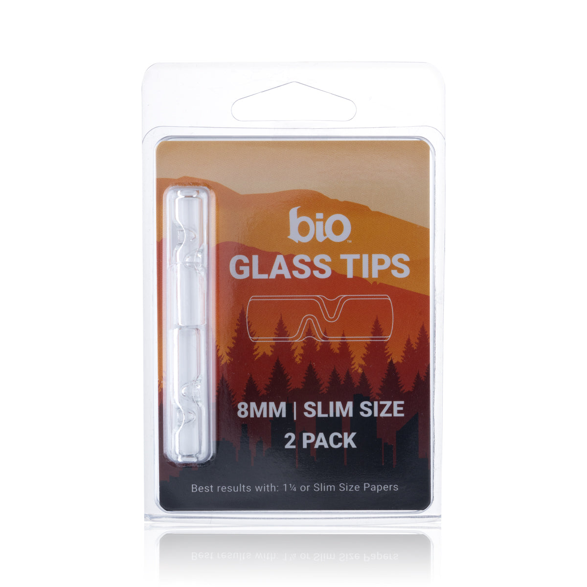 BIO Glass | 'Retail Display' 2 Poke Glass Tips | 100 Count - Various Sizes Glass Tips Biohazard Inc 8mm