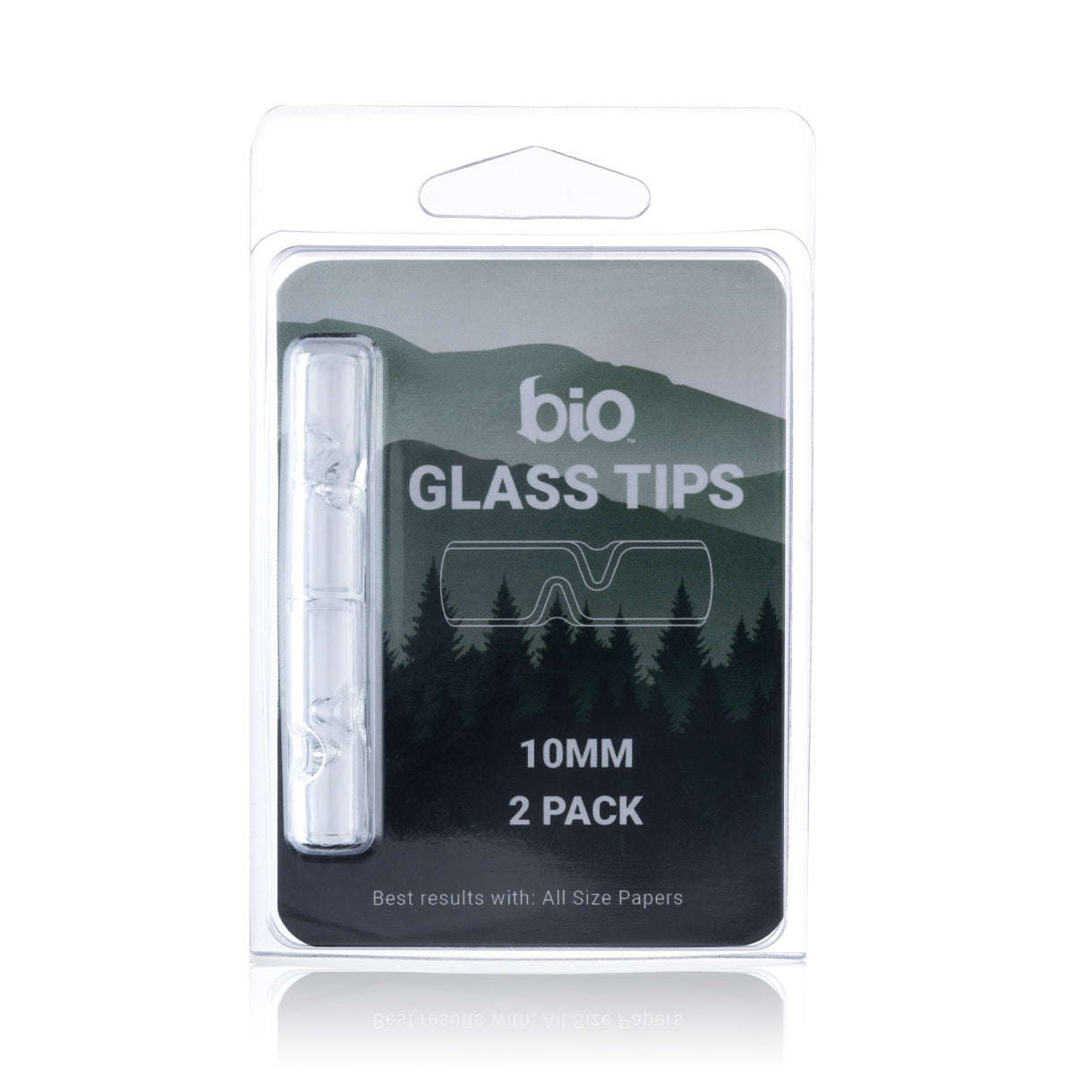BIO Glass | 'Retail Display' 2 Poke Glass Tips | 100 Count - Various Sizes Glass Tips Biohazard Inc 10mm