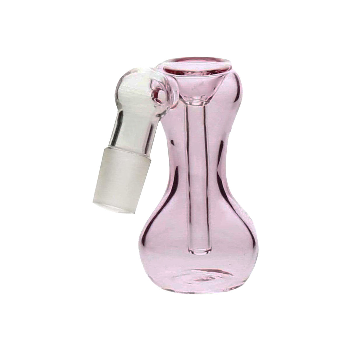 Ashcatcher | Glass Pink Ashcatcher Bowl | 4" - 19mm - 45°