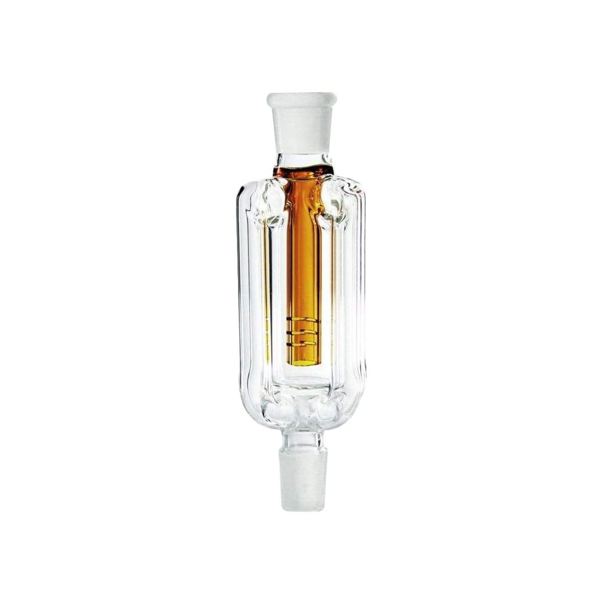 Ashcatcher | Inline Four Handle Ash Catcher - Amber | 7" - 19mm/19mm - 18°