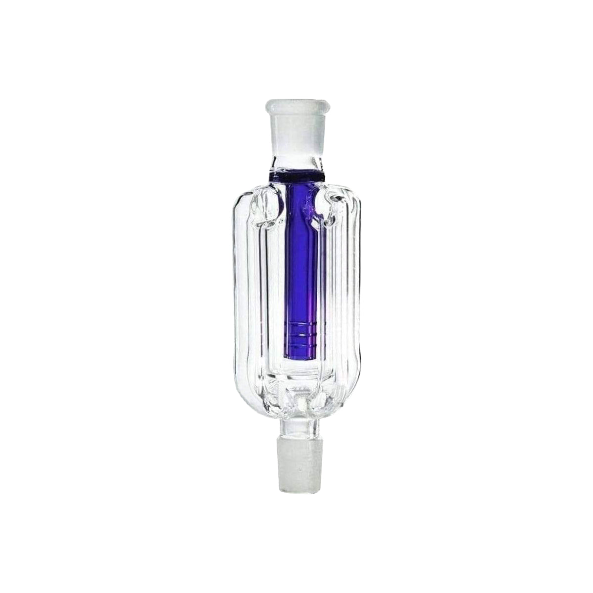 Ashcatcher | Inline Four Handle Ash Catcher - Blue | 7" - 19mm/19mm - 180°