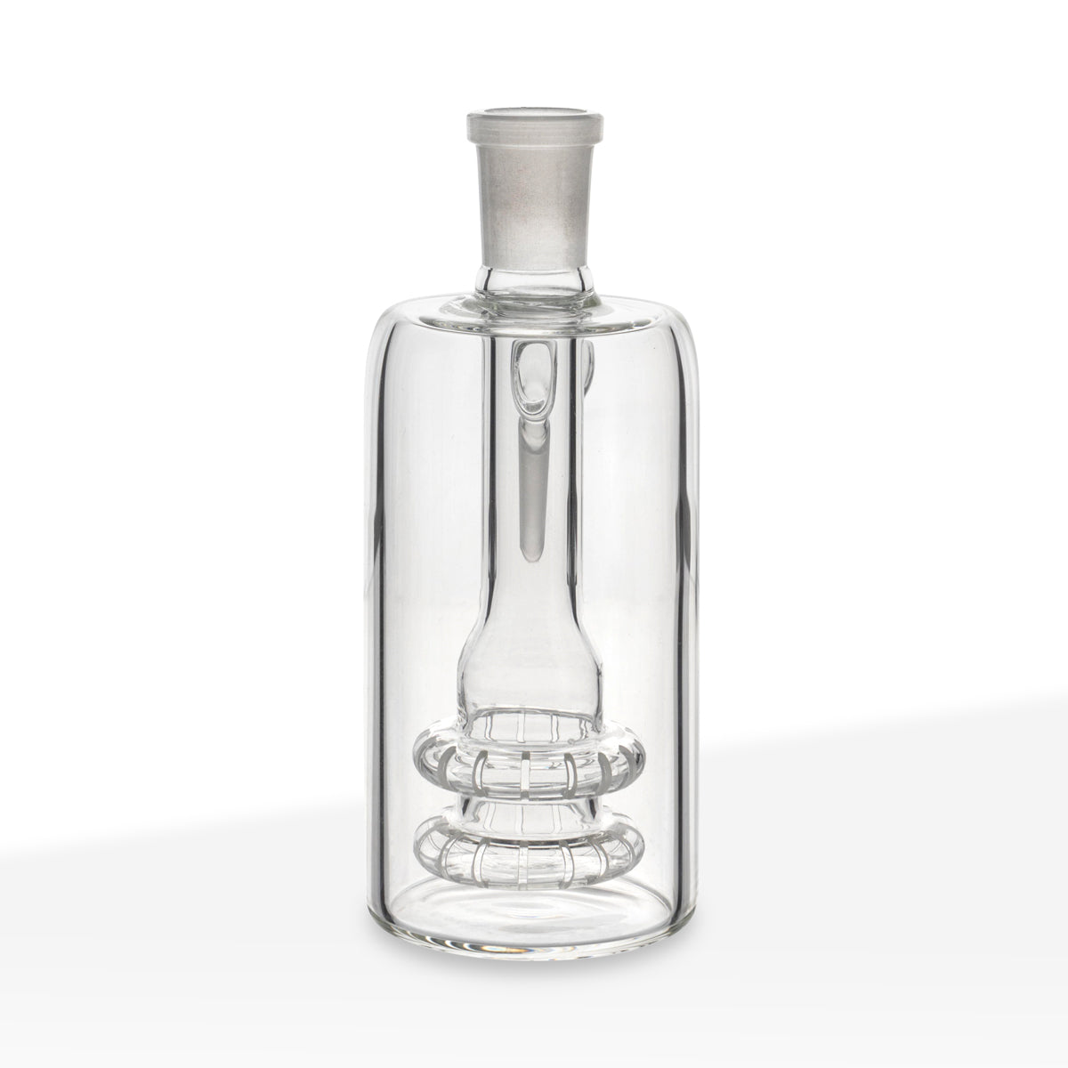 Ashcatcher | Double Showerhead Percolator | 4.5" - 14mm/14mm - 45°