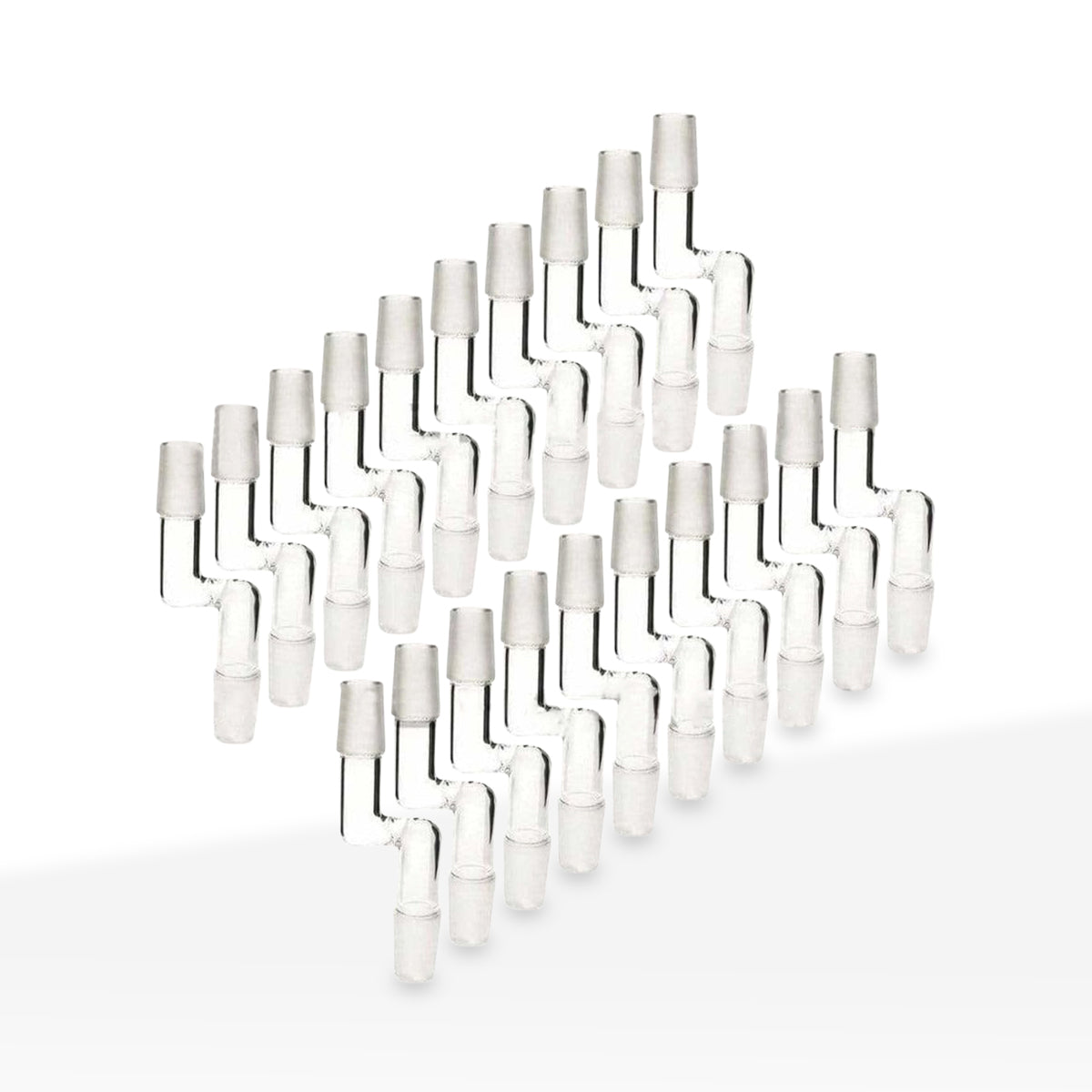 Adapter | Bent 19mm/19mm Male - 20 Count