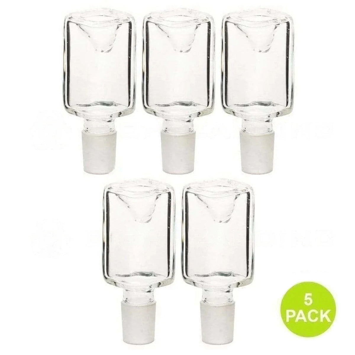 Bowl | Rectangle Bowls | 19mm - Clear - 5 Count