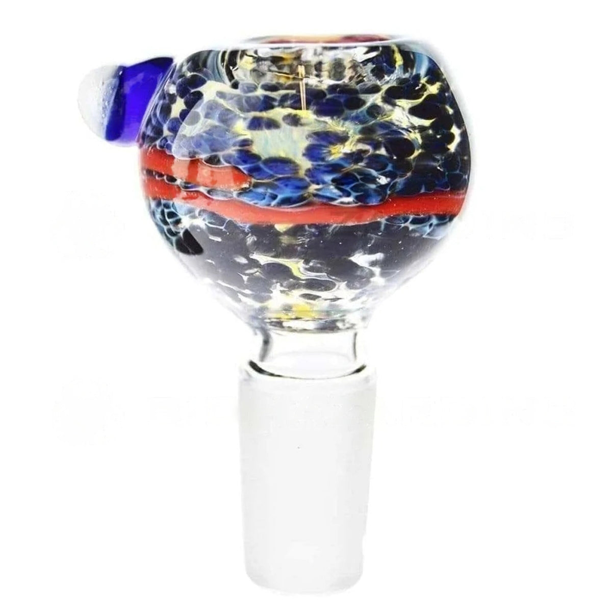 Bowl | Frit w/ Stripe Bowl | 14mm - Assorted Colors