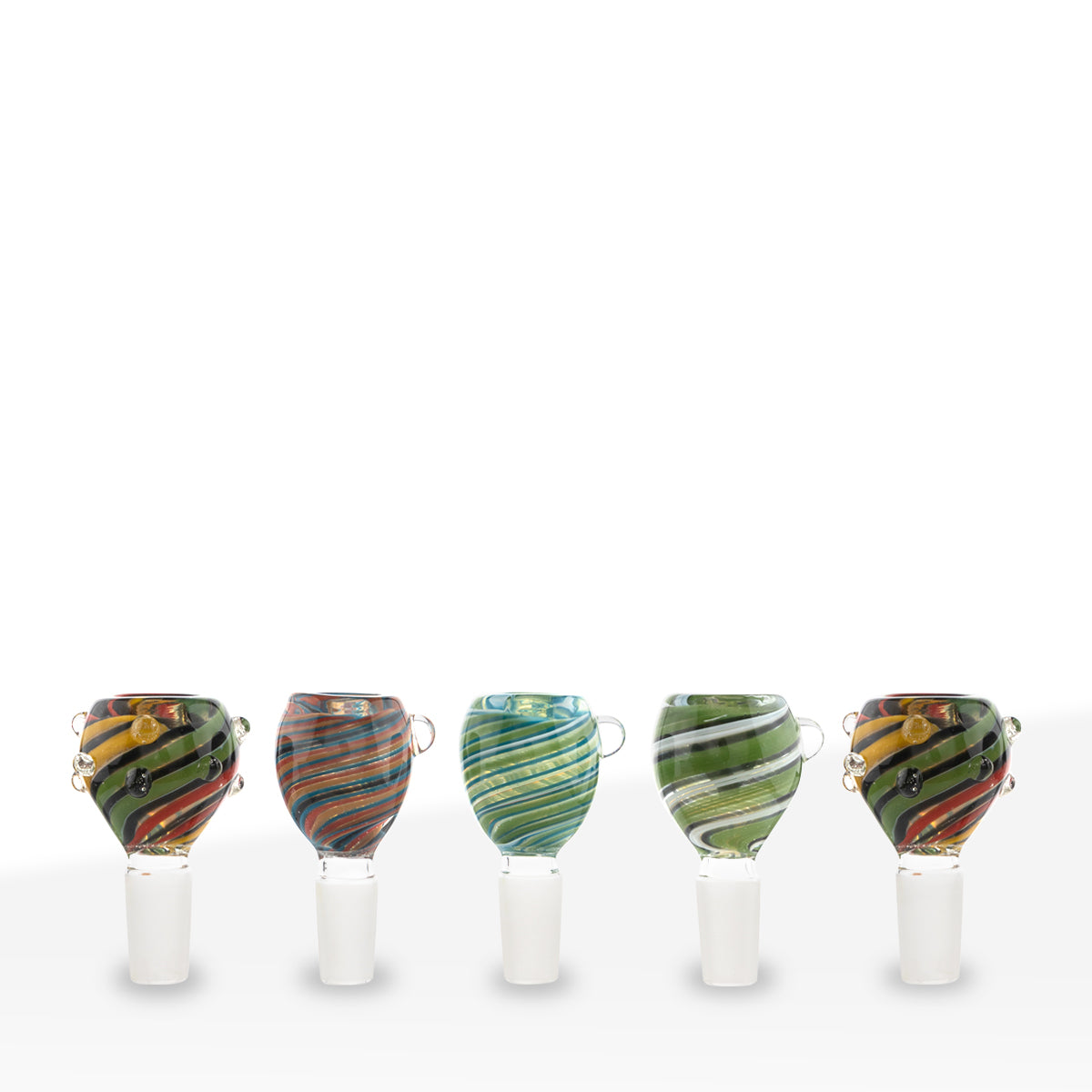 Bowl | Reversal Multi-Colored Bowl | 14mm - Assorted Colors - 5 Pack