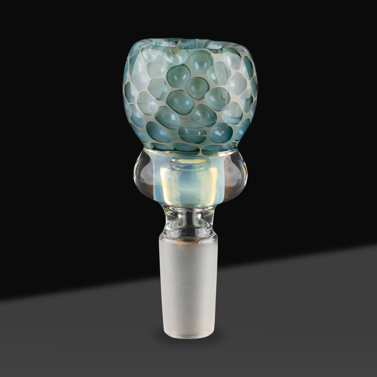 Bowl | Pastel Fumed Honeycomb Bowl | 14mm - Assorted Colors - Biohazard Inc