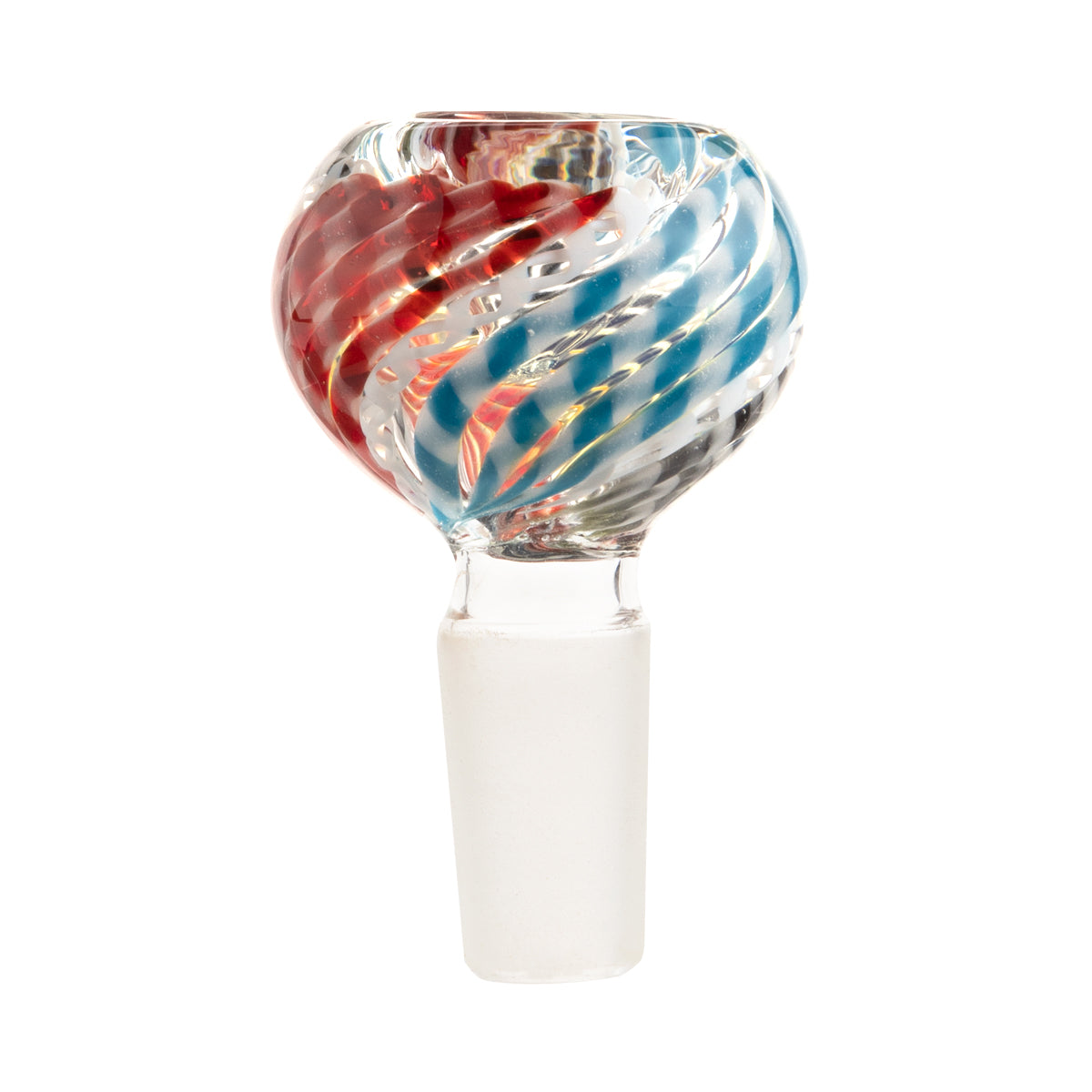 Bowl | Lattacino Swirl Bowls | 14mm - Assorted Colors - 5 Count