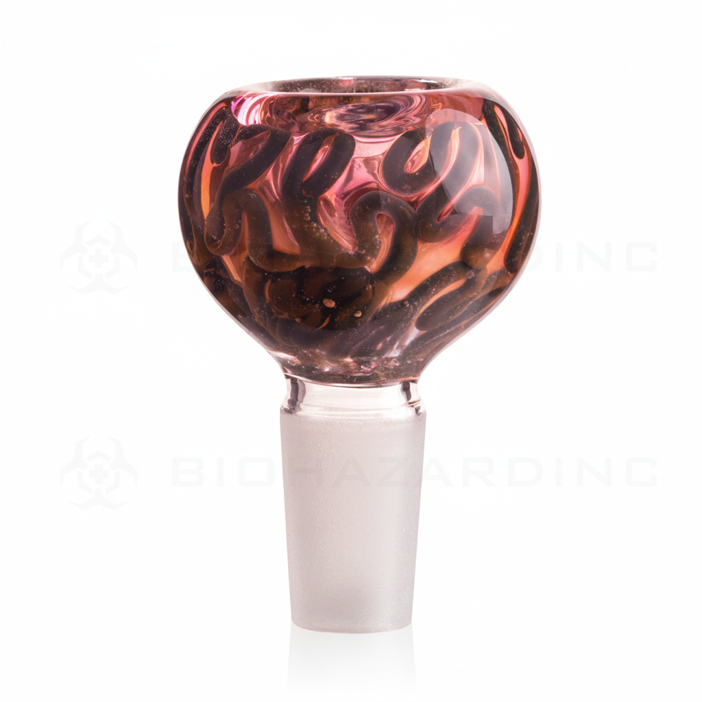 14mm golden glass bowl for a bong