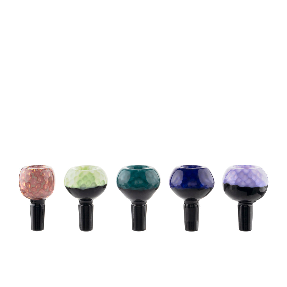 Bowl | Honey Comb Bowl | 14mm - Assorted Colors - 5 Count