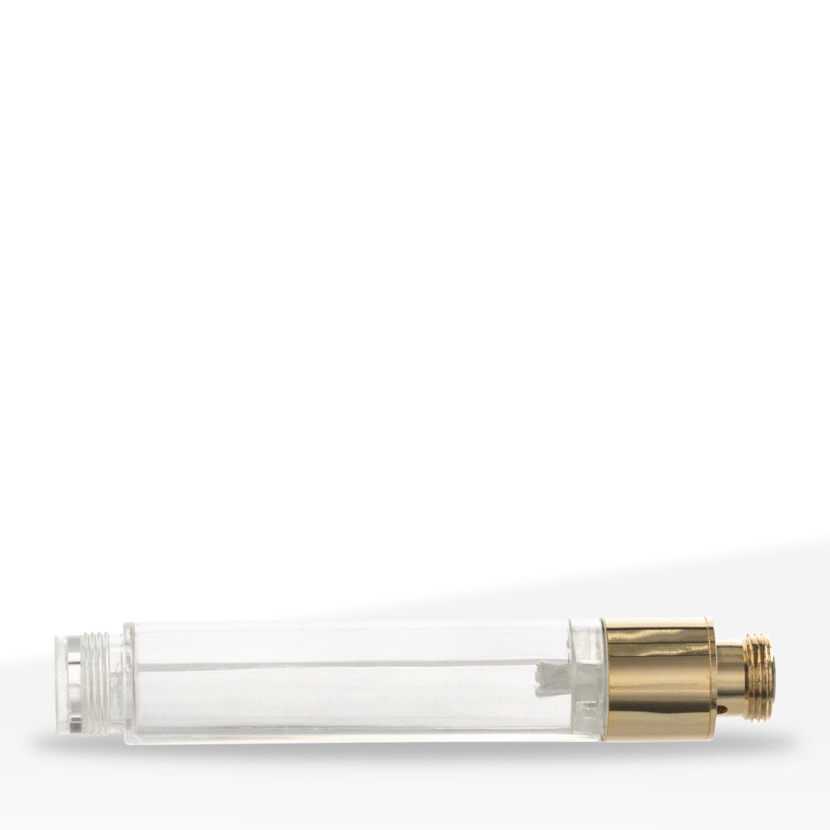 Buttonless Vaporizer Cartridge 1ml Round Mouth Gold - 100 Count