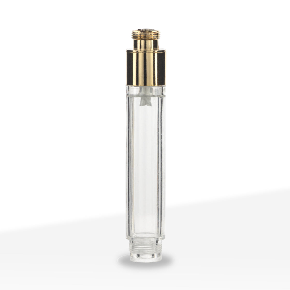 Buttonless Vaporizer Cartridge 1ml Round Mouth Gold - 100 Count