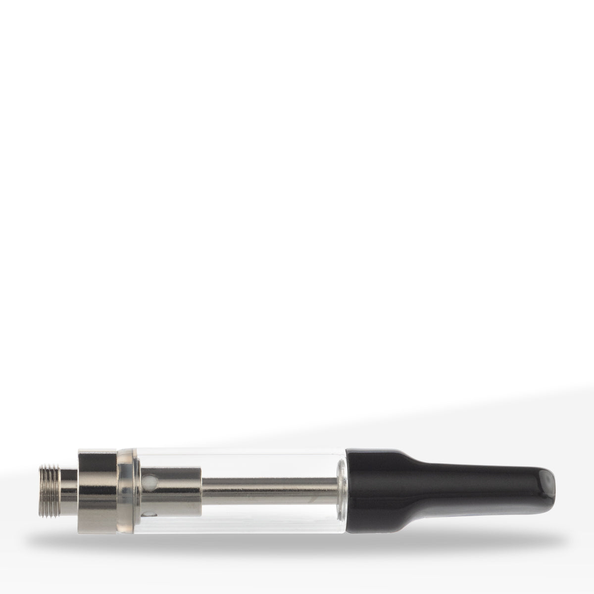 Vape Cartridge | Ceramic Coil w/ Black Flat Tip 1.5mm Aperture (510 Thread) | 1mL - Press On - 100 Count - Biohazard Inc