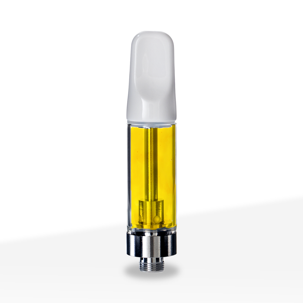 510 Vape Cartridge | Ceramic Coil with White Ceramic Mouth Tip | 2g - Screw On - 100 Count - Biohazard Inc