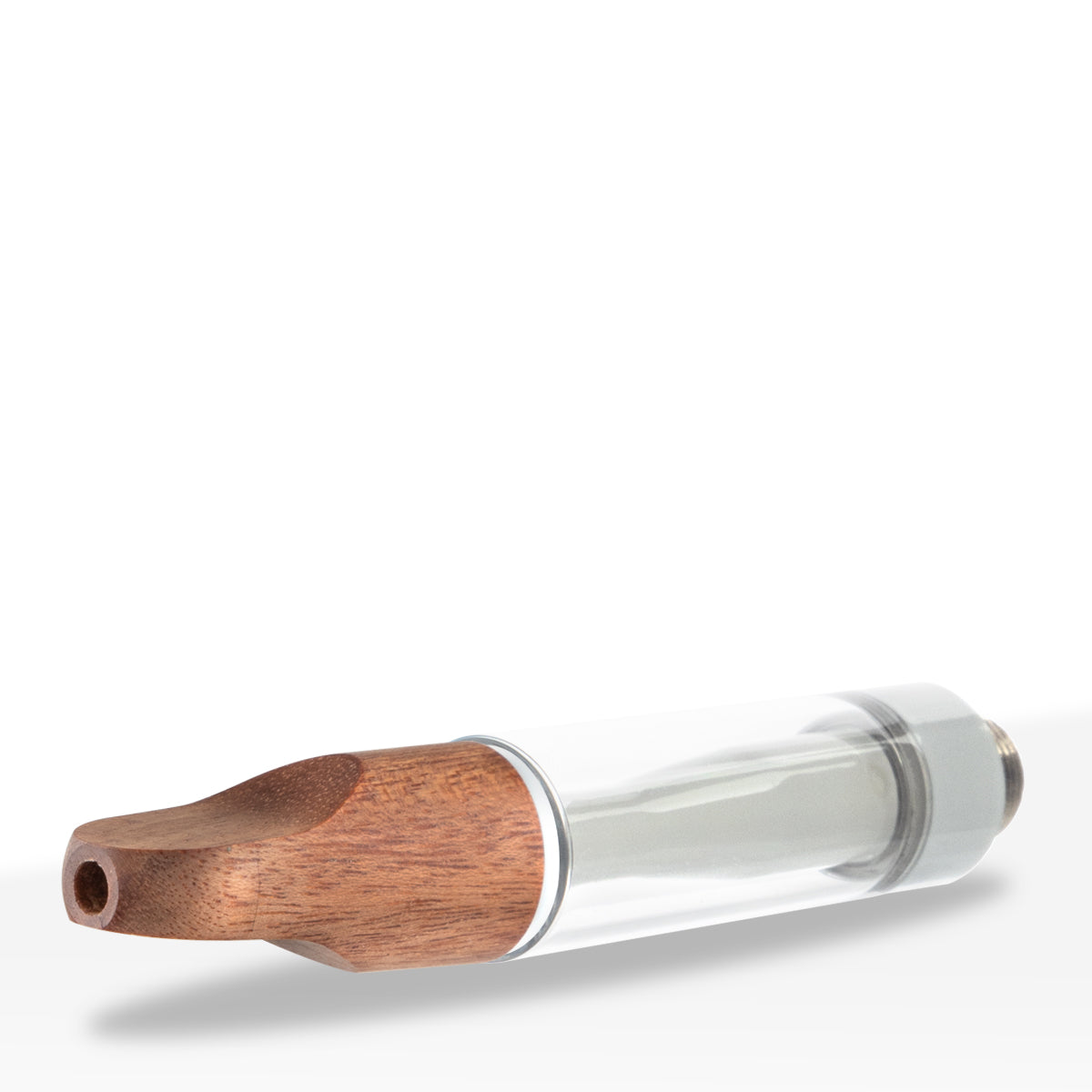 Vape Cartridge | Ceramic Coil w/ Wooden Flat Tip (510 Thread) | 1mL - Press On - 100 Count Biohazard Inc