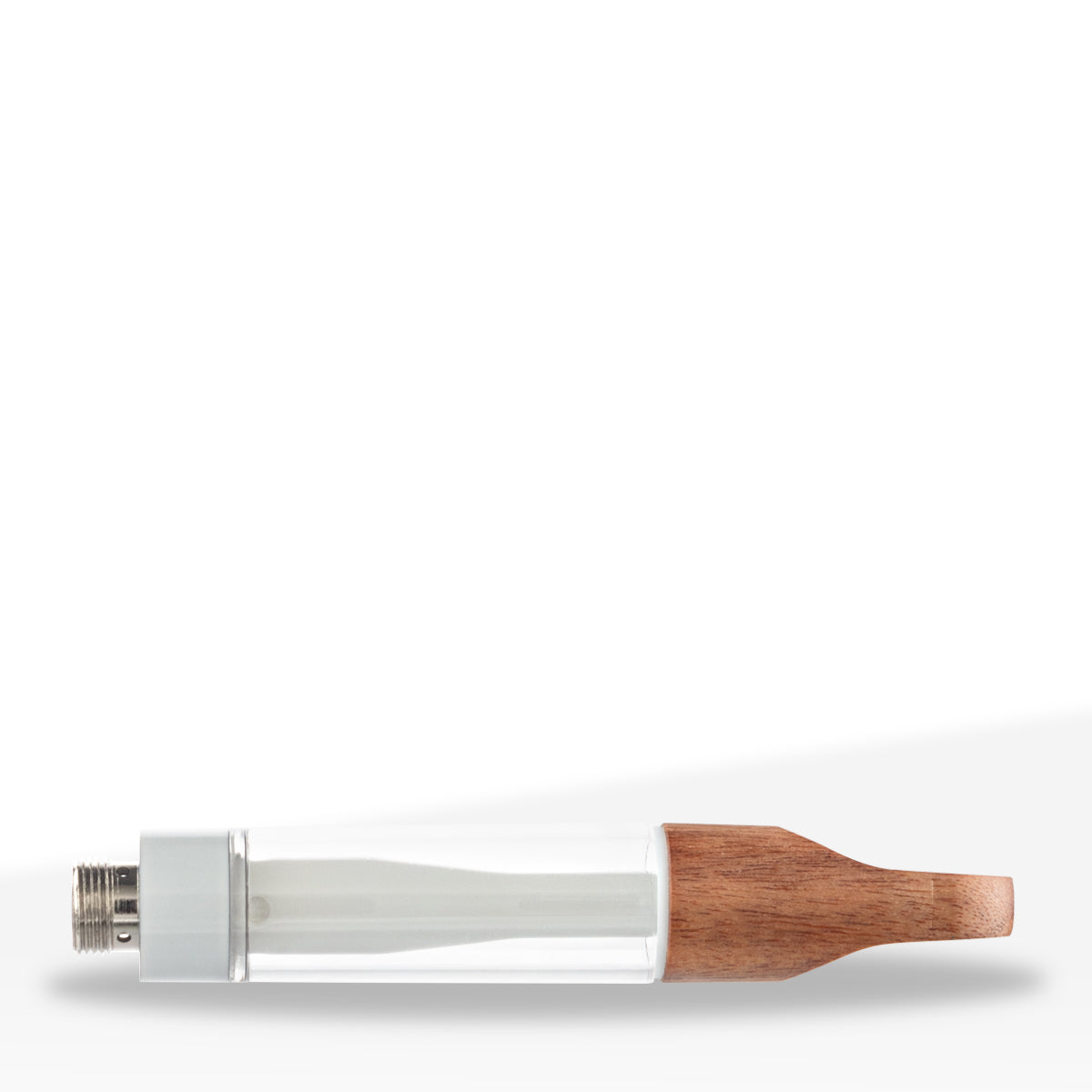 Vape Cartridge | Ceramic Coil w/ Wooden Flat Tip (510 Thread) | 1mL - Press On - 100 Count Biohazard Inc