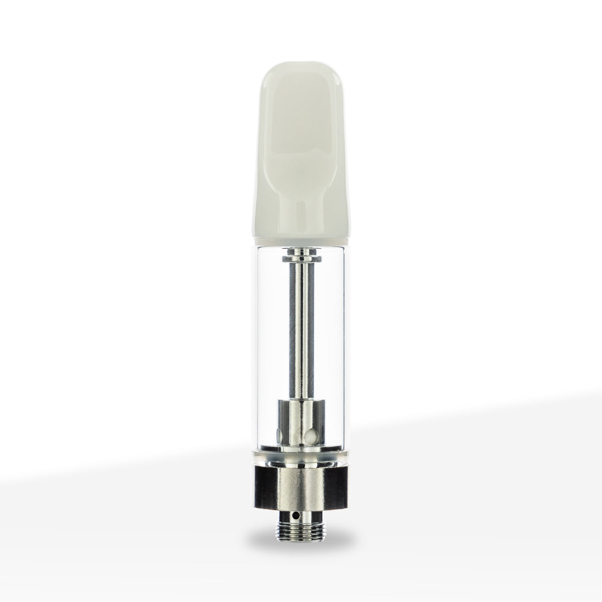 510 Vape Cartridge | Ceramic Coil with White Ceramic Mouth Tip | 2g - Press On - 100 Count - Biohazard Inc