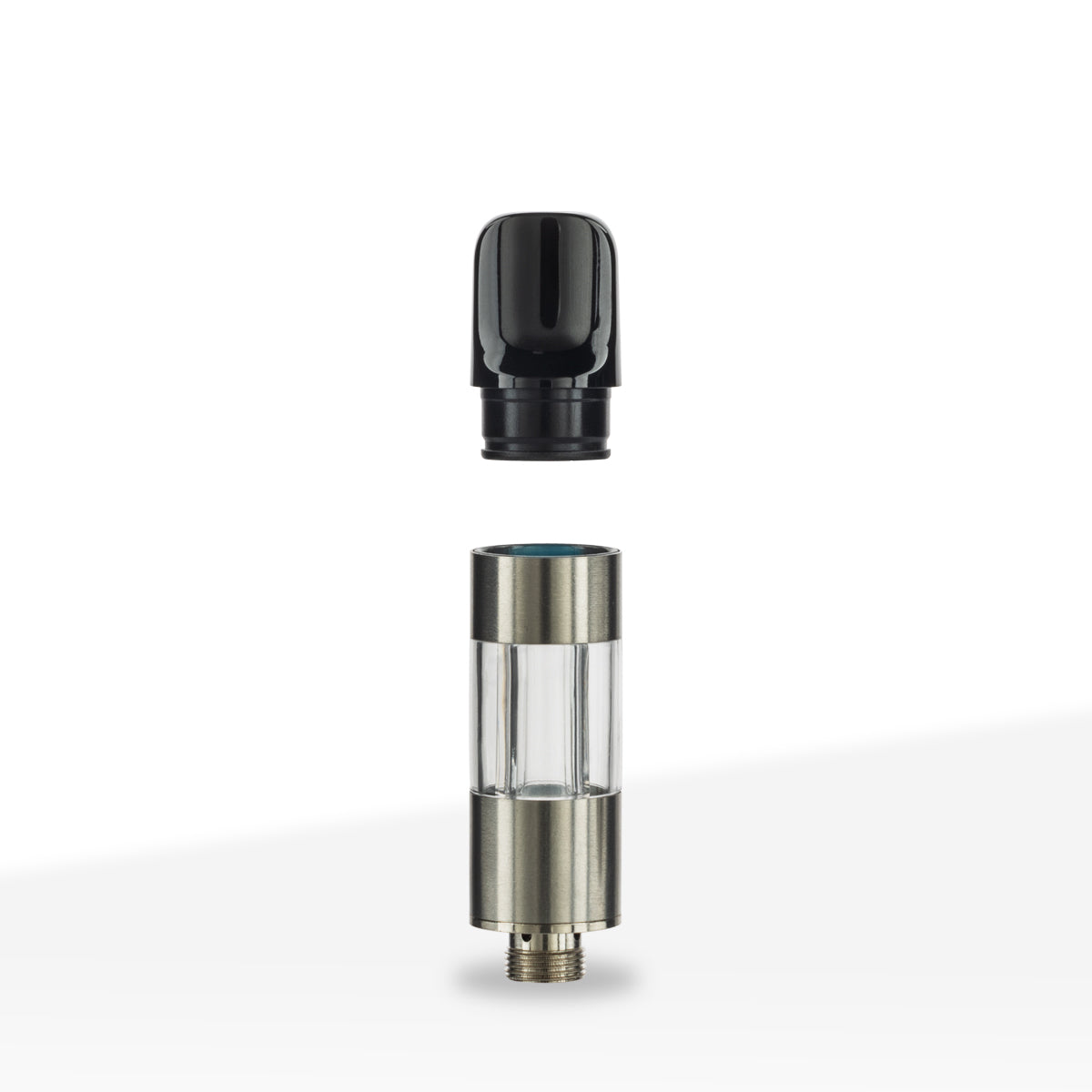 510 Vape Cartridge | Postless with Black Mouth Tip | 0.5g - Press On - 100 Count - Biohazard Inc