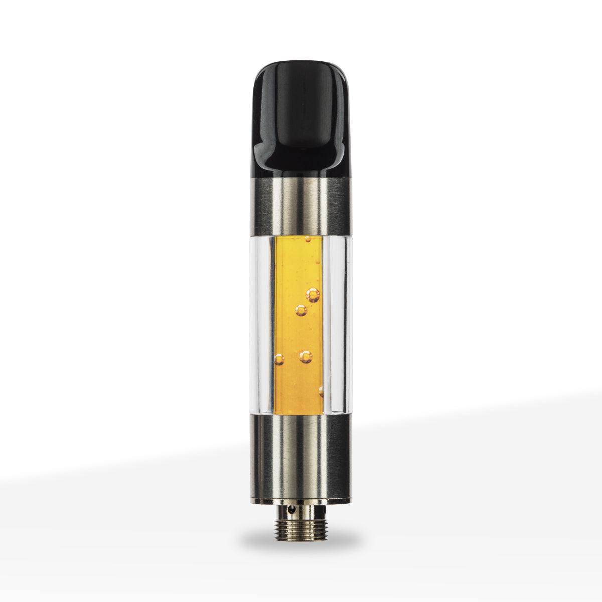 510 Vape Cartridge | Postless with Black Mouth Tip | 1g - Press On - 100 Count - Biohazard Inc