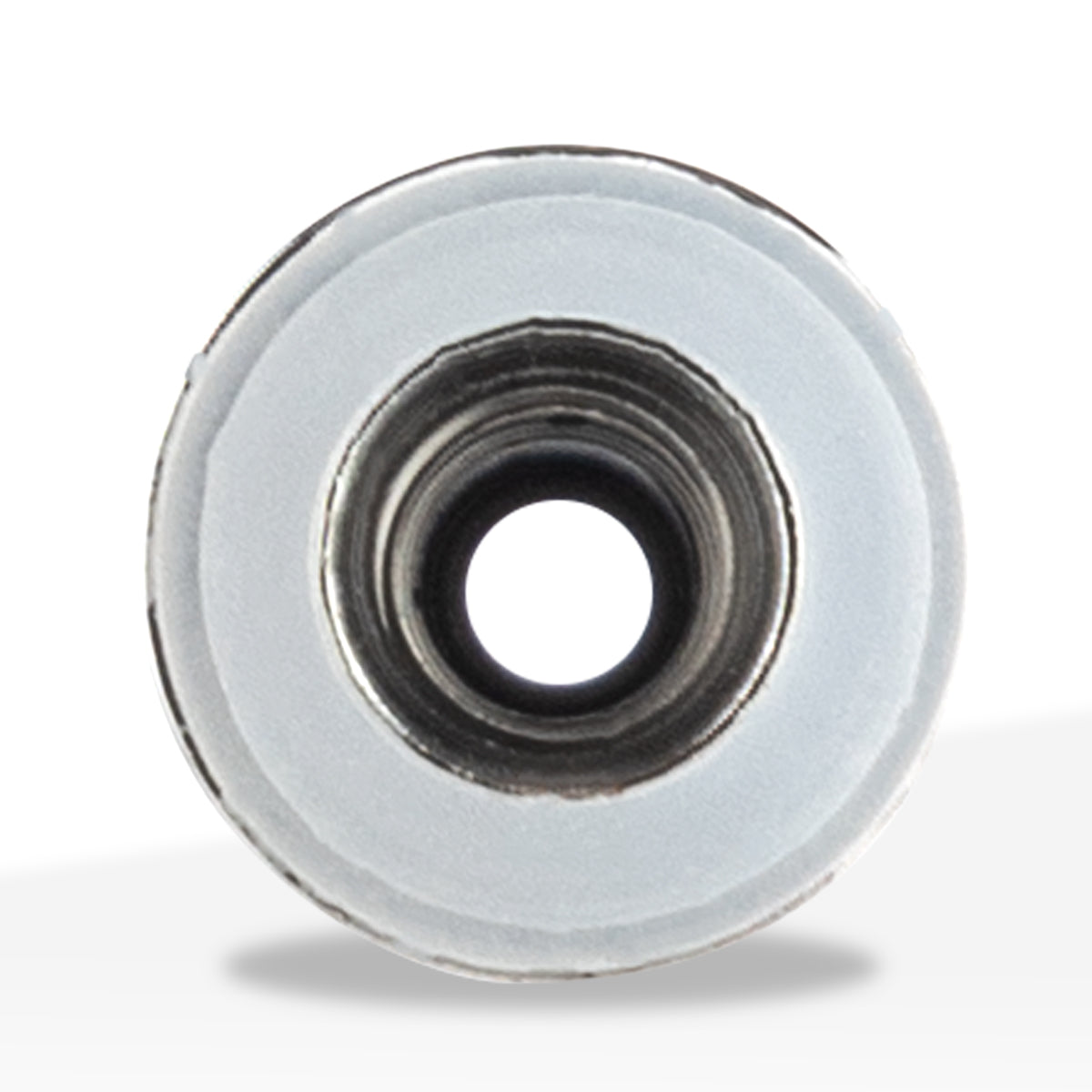 Vape Mouth Tip | Metal Flat | Various Colors - Press On - 100 Count - Silver