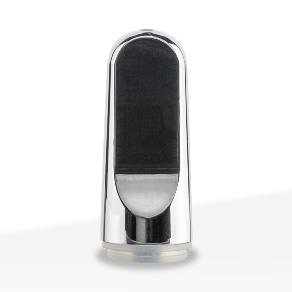 Vape Mouth Tip | Metal Flat | Various Colors - Press On - 100 Count - Silver