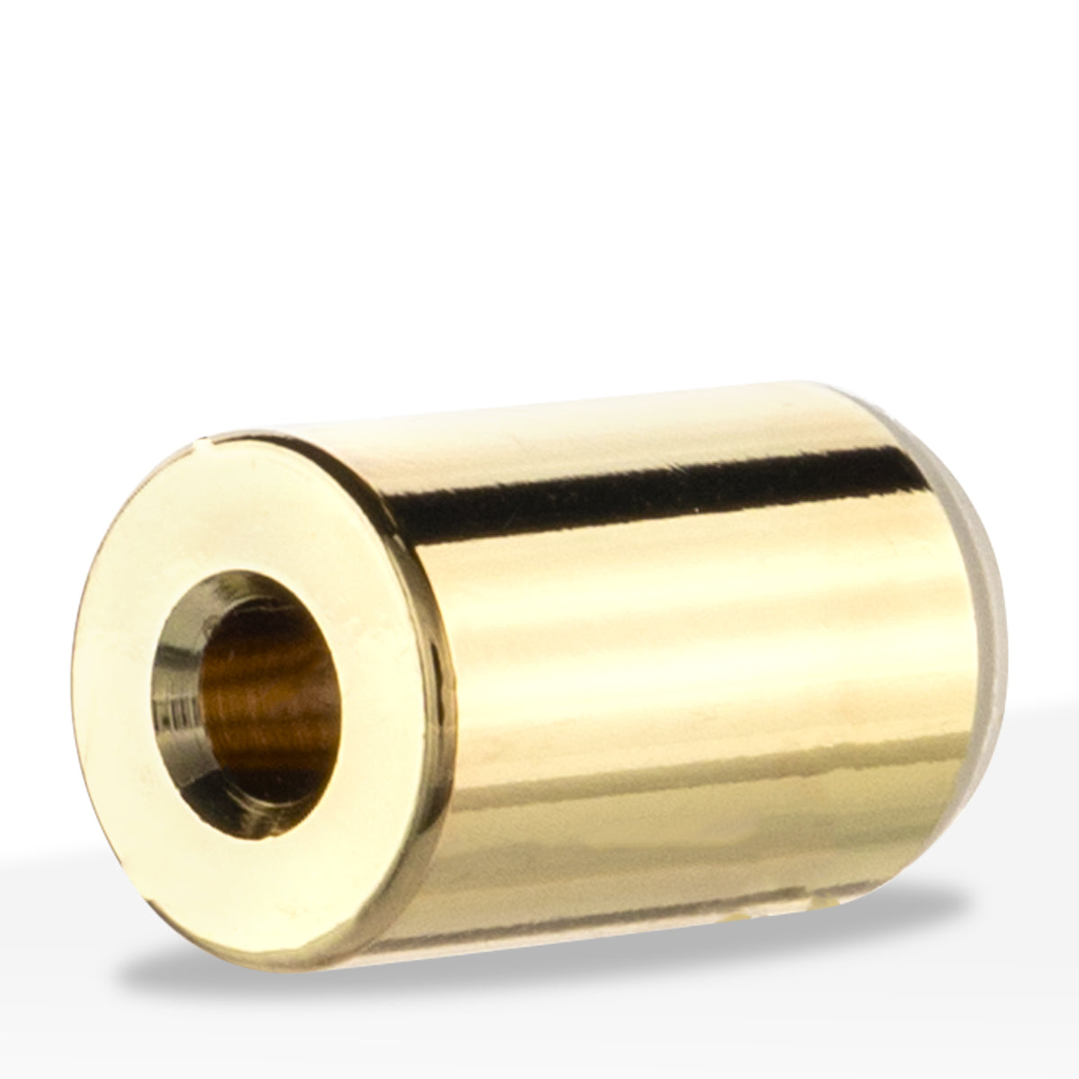 Vape Mouth Tip| Metal Round | Various Colors - Press On - 100 Count - Gold