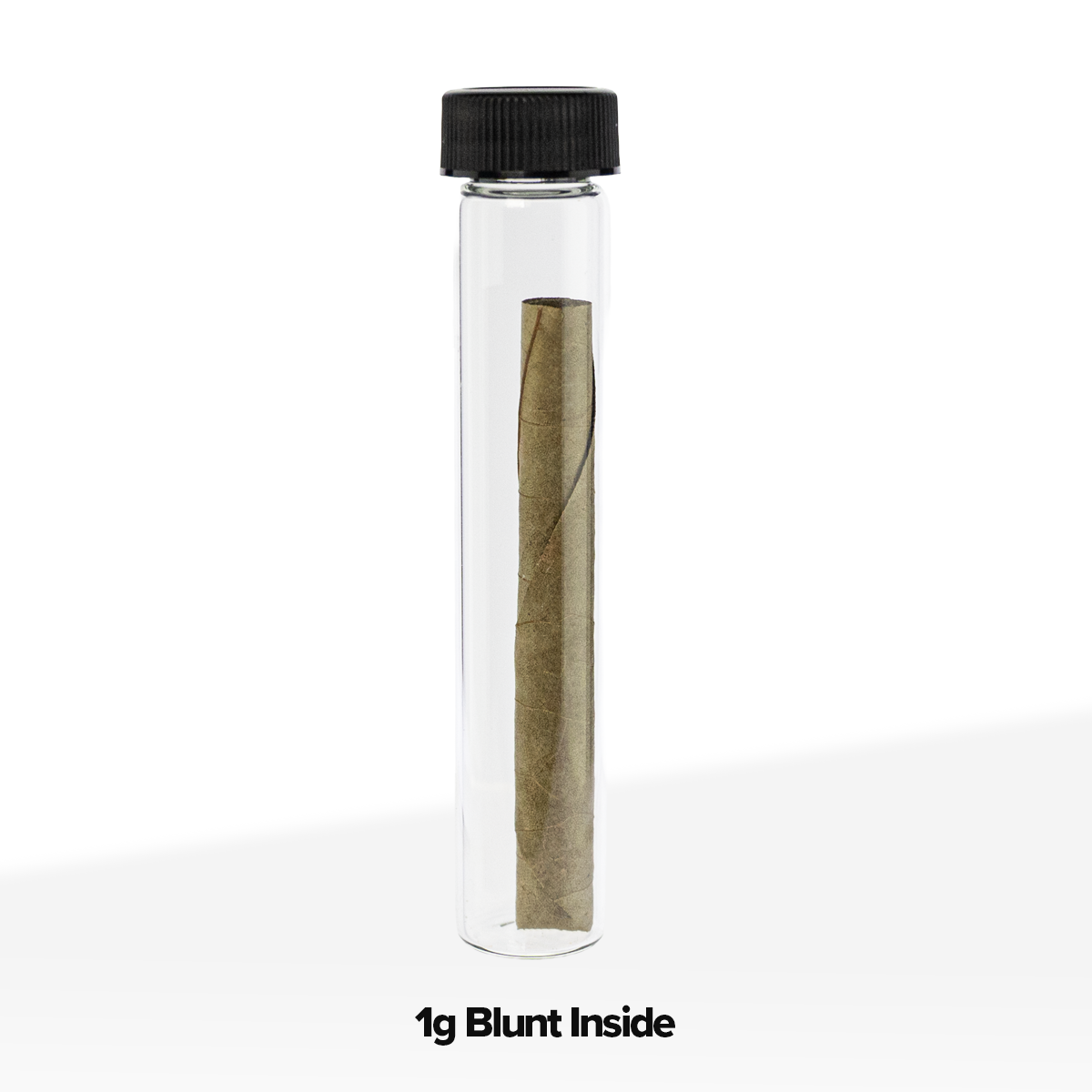 Glass Vial | Clear Glass Pre-Roll Tube | 18mm - 110mm - 240 Count Child Resistant Blunt Tube Biohazard Inc
