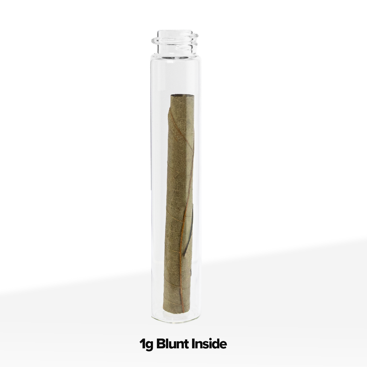 Glass Vial | Clear Glass Pre-Roll Tube | 18mm - 110mm - 240 Count Child Resistant Blunt Tube Biohazard Inc