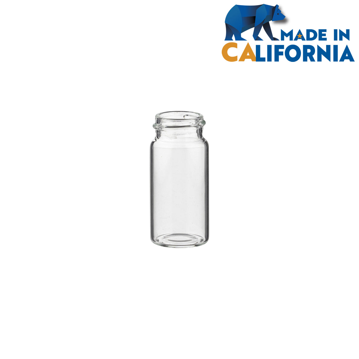 Glass Vial | Clear Glass Vial | 24mm - 5 Dram - 144 Count Glass Vial Biohazard Inc