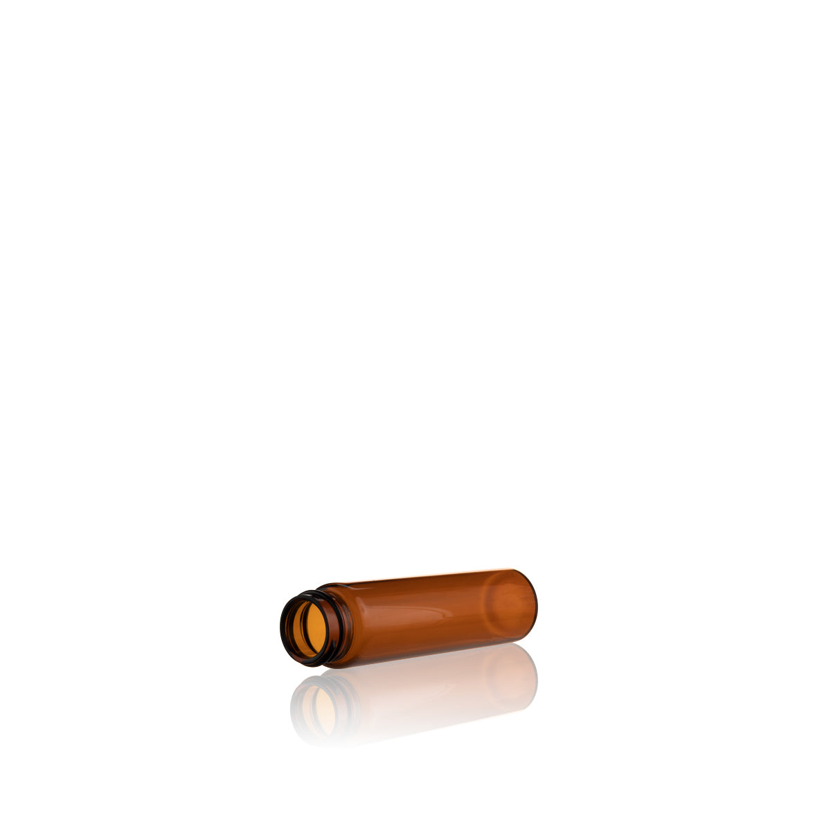 Glass Vial | Amber Glass Pre-Roll Tube | Dropper Caps Included - 8 Dram - 169 Count Glass Vial Biohazard Inc