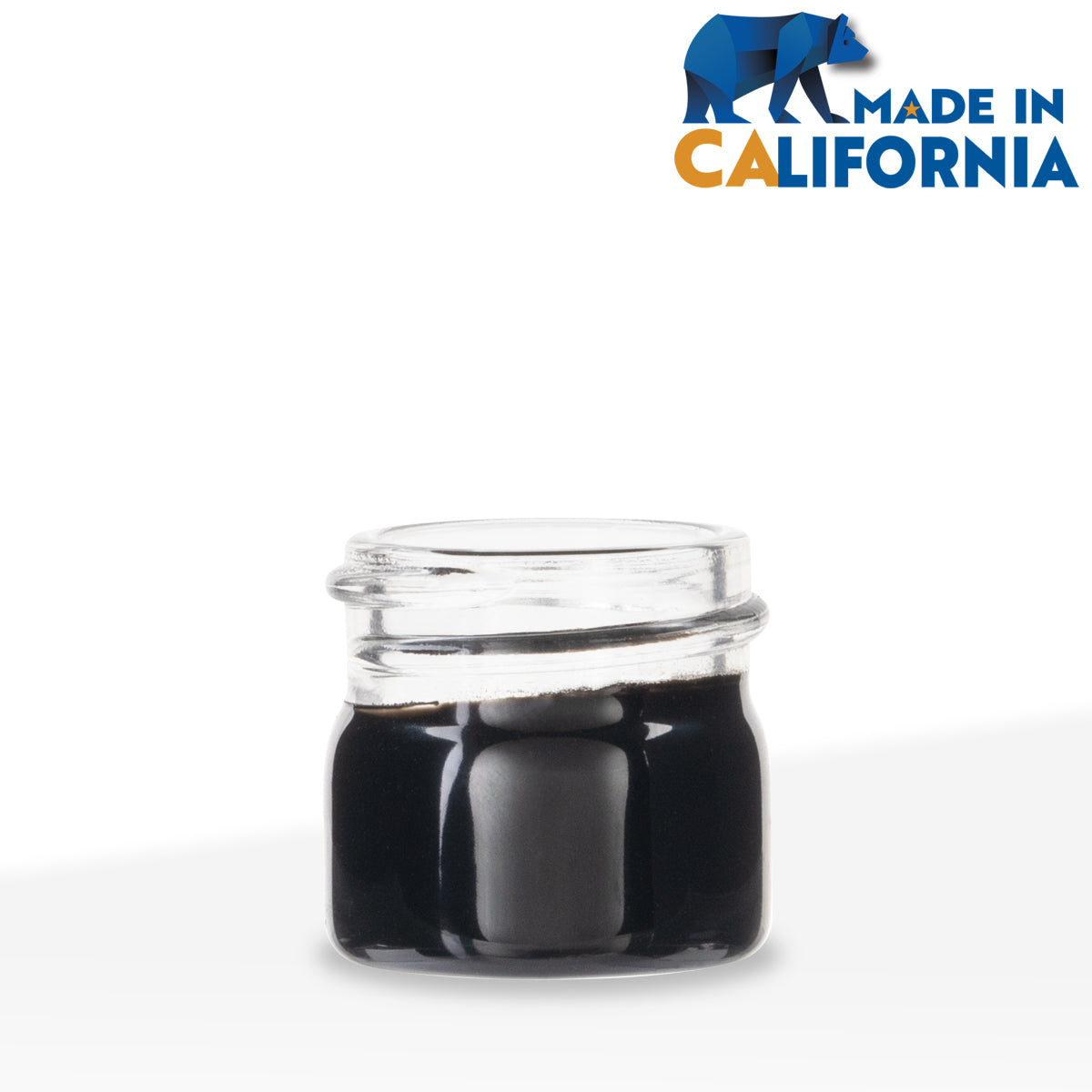 American Glass Vial | Oil Vial 28/400 Thread | 26mm - Black - 144 Count - Biohazard Inc