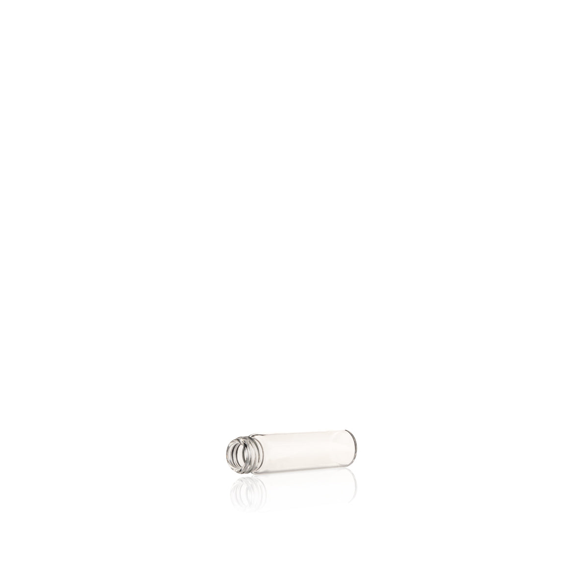 American Glass Vial | Oil Vial 15/425 Thread | 60mm - Clear - 371 Count Biohazard Inc