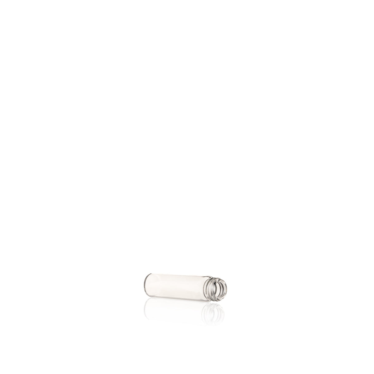 American Glass Vial | Oil Vial 15/425 Thread | 60mm - Clear - 371 Count Biohazard Inc