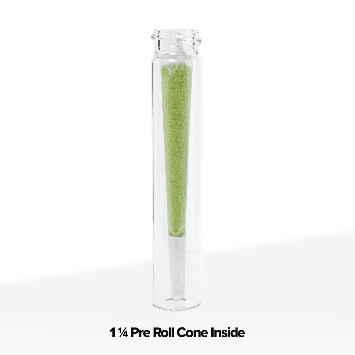 Glass Vial | Clear Glass Pre-Roll Tube | 20mm - 110mm - 240 Count Biohazard Inc