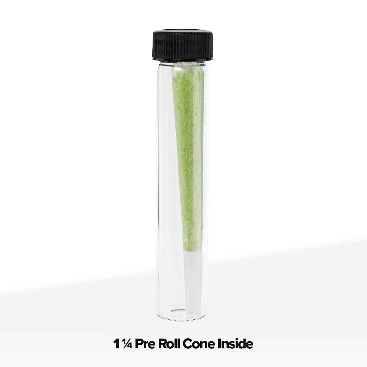 Glass Vial | Clear Glass Pre-Roll Tube | 20mm - 110mm - 240 Count Biohazard Inc