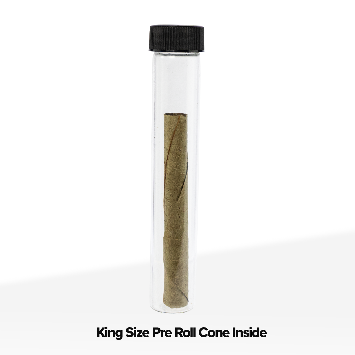 American Glass Vial | Pre-Roll Tube 20/400 Thread | 120mm - Clear - 240 Count Biohazard Inc