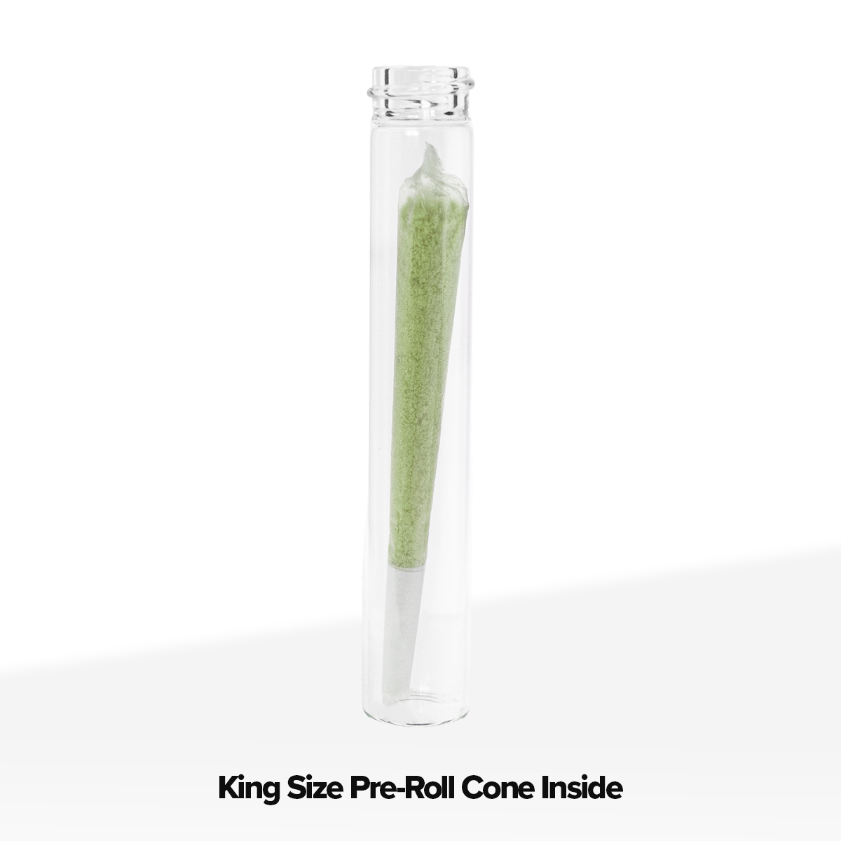 Glass Vial | Clear Glass Pre-Roll Tube | 20mm - 125mm - 240 Count Glass Vial Biohazard Inc
