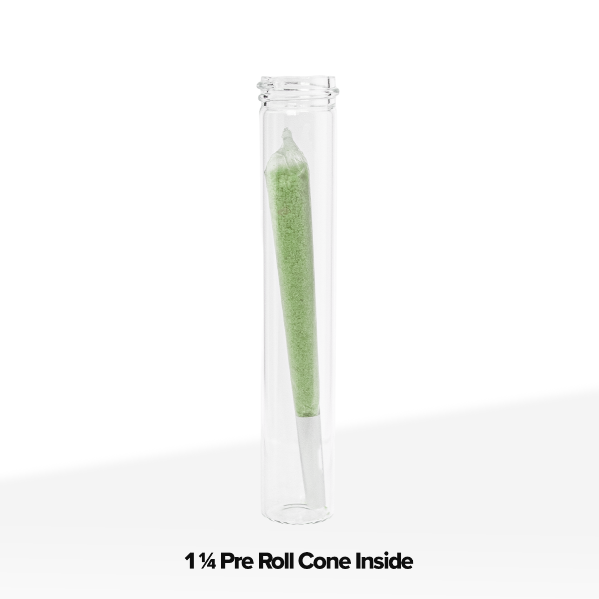 Glass Vial | Clear Glass Blunt Pre-Roll Tube | 22mm - 120mm - 144 Count Glass Vial Biohazard Inc