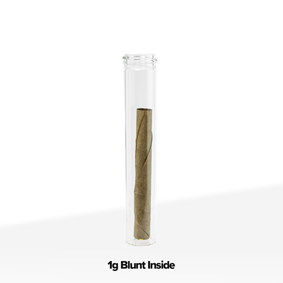 Glass Vial | Clear Glass Blunt Pre-Roll Tube | 22mm - 120mm - 144 Count Glass Vial Biohazard Inc