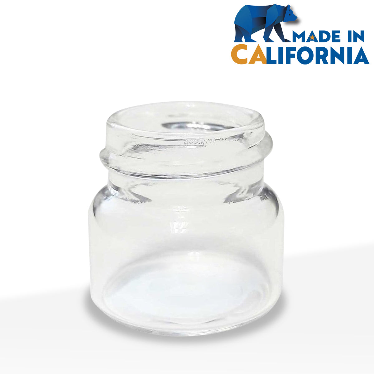 American Glass Vial | Oil Vial 28/400 Thread | 26mm - Clear - 144 Count Biohazard Inc