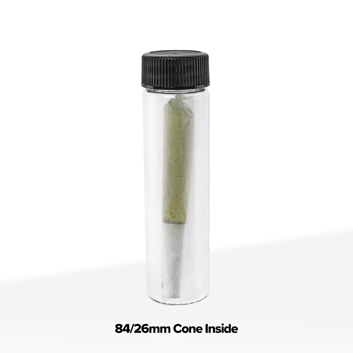 American Glass Vial | Blunt Tube 20-400 Thread | 85mm - Clear - 203 Count Biohazard Inc