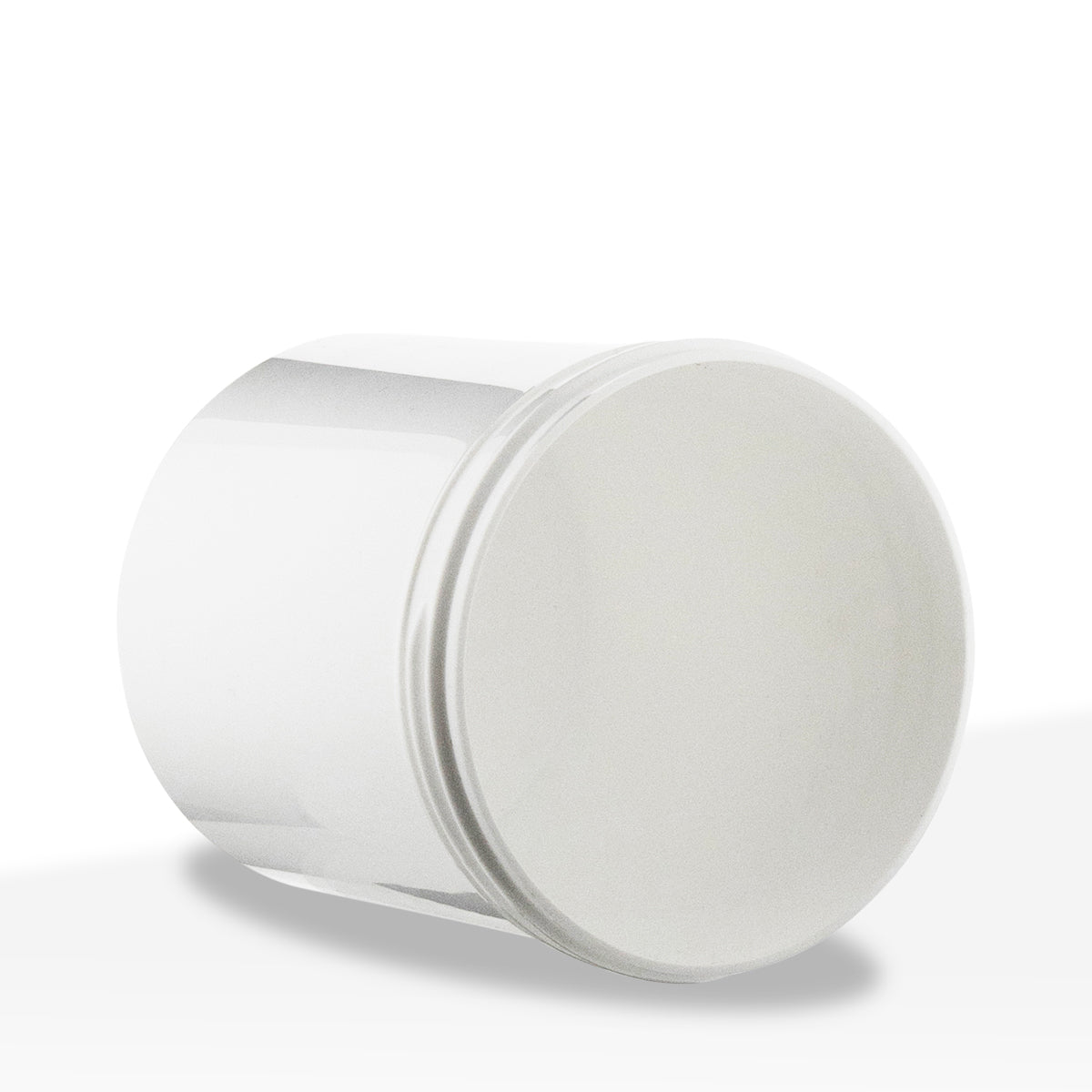 Plastic Jar | Wide Mouth Straight Sided Plastic Jars - White | 89mm - 16oz - 205 Count Plastic Jar Biohazard Inc