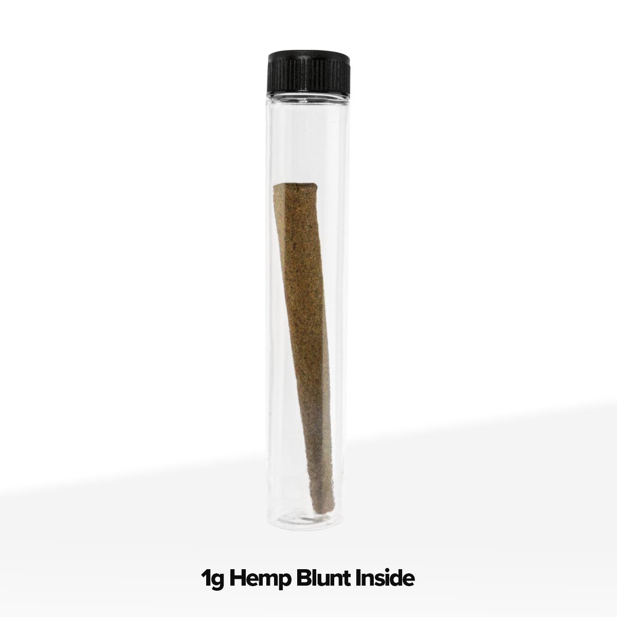 Child Resistant | Push & Turn Vape Cartridge Clear Tubes w/ Black Caps | 125mm - 400 Count - Biohazard Inc